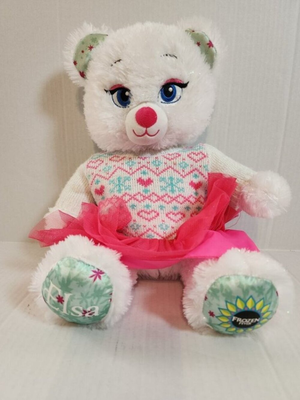 Elsa Frozen Forever White Tinsel‎ Stuffed  Animal